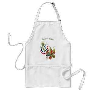 Tablier Rooster chinois coloré Art personnalisé