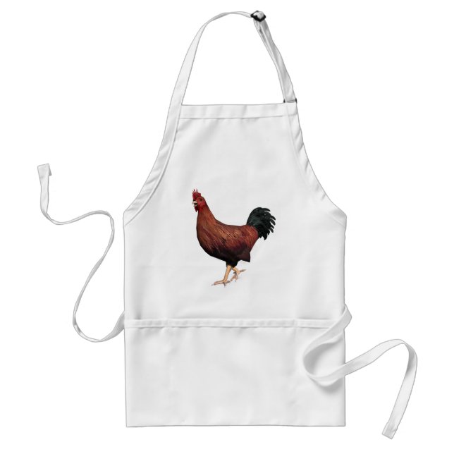 Tablier Rooster rouge (Devant)