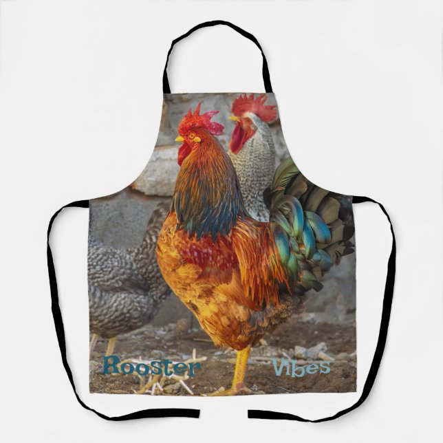 Tablier Rooster Vibes Farm Life (Recto)