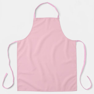 Tablier Rose de thé rose couleur unie