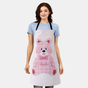 Tablier Rose En vichy Teddy
