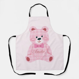 Tablier Rose En vichy Teddy