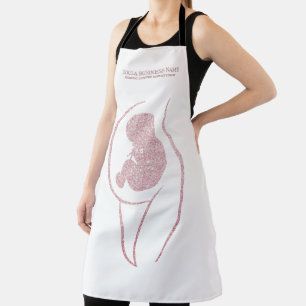 Tablier Rose Gold Doula et Coach de naissance post-partum