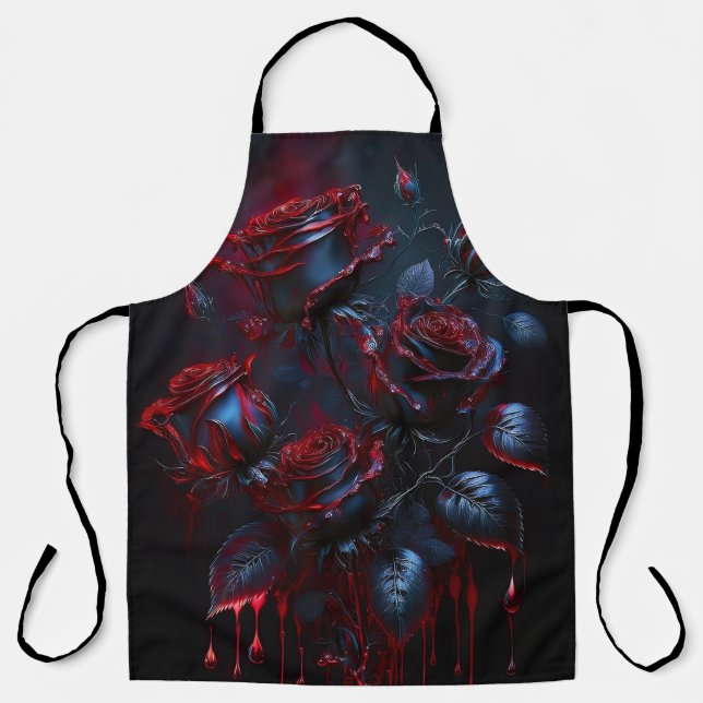 Tablier Rose mystique - Grand (Recto)