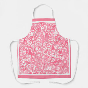 Tablier Rose Paisley