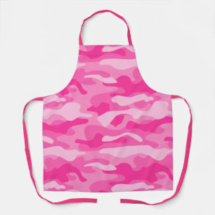 Tablier Rose Persan Camo Monocolore