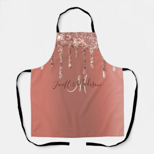 Tablier Rose personnalisé Parties scintillant Gold Driver