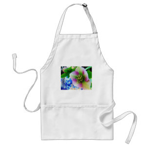 Tablier Rose rose carême bleu boule de verre
