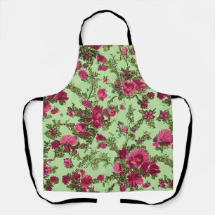 Tablier Roses roses victoriennes