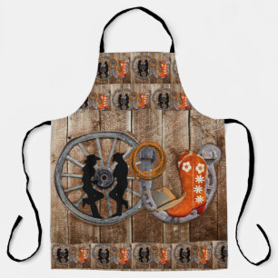 Tablier Roue du Wagon de l'Ouest du cowboy