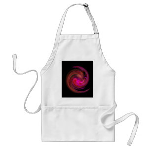 TABLIER ROUGE FUCHSIA LUMINEUX VORTEX