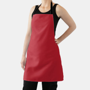 Tablier rouge personnalisé   Style de cadeau pour 