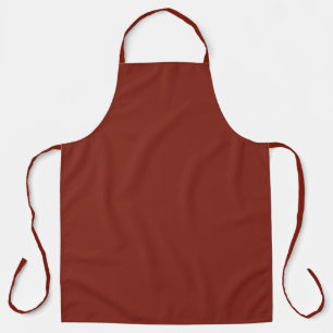 Tablier Rouge profond automne saison couleur unie