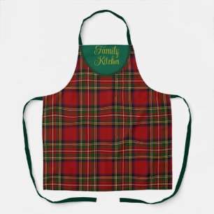 Tablier Royal Stewart Clan Tartan Plaid Personnalisé