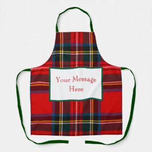 Tablier Royal Stewart Plaid PERSONNALISER Unisex