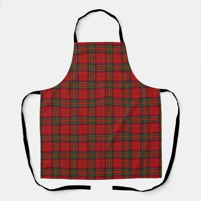 Tablier Royal Stewart Tartan Plaid Motif (Recto)