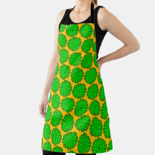 Tablier Ruban de fleur vert citron par Kenneth Yoncich