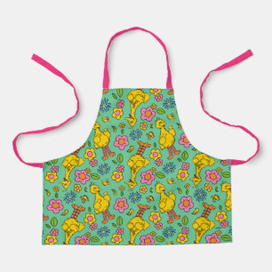 Tablier Rue Sésame   Big Bird & Little Bird Motif