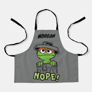 Tablier Rue Sésame Oscar le Grouch Nope! Ajouter un no