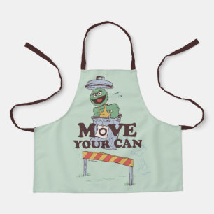 Tablier Rue Sésame Oscar the Grouch Move Your Can