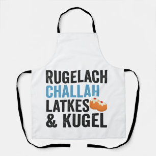 Tablier Rugelach Challah Latke & Sphère Funny Hanukkah Foo