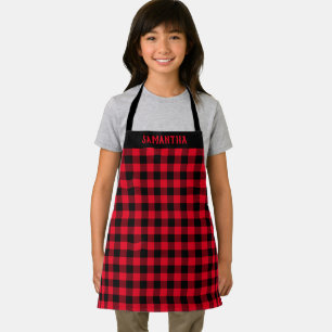 Tablier Russe Buffalo Plaid Holiday Custom