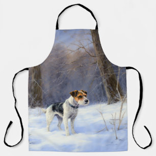 Tablier Russell Terrier Laisser neiger Noël