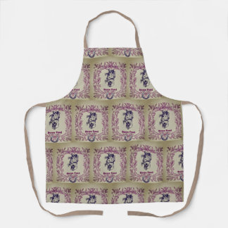 Tablier sac à grains de pavot conception tout-en impressio