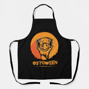 Tablier Safari Afrique serengeti faune halloween Ostrich