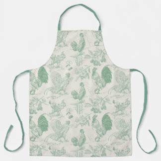 Tablier Sage Rooster Ruckus Apron