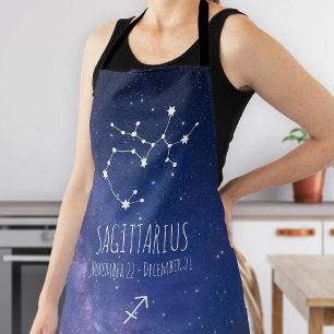 Tablier Saggitarius   Constellation Zodiaque personnalisée
