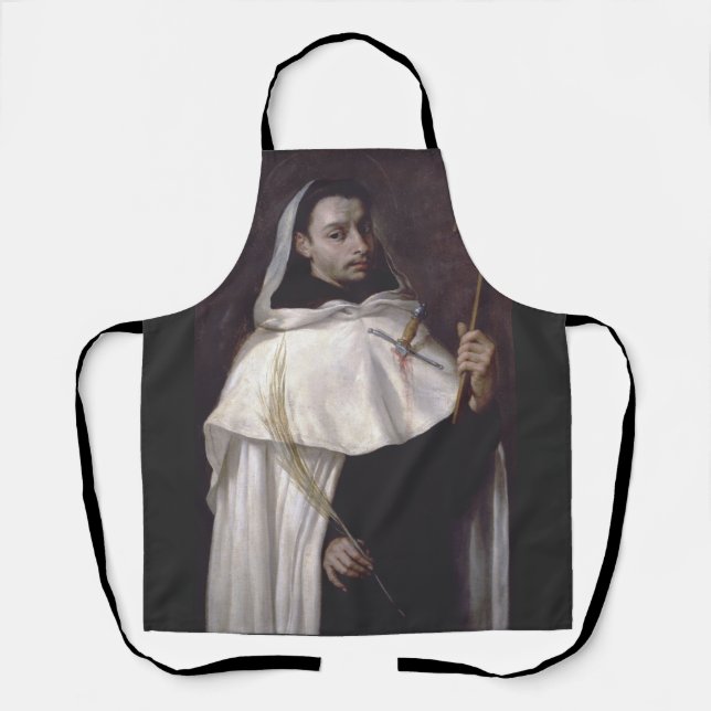 Tablier Saint Ange de Jérusalem Martyr et Prêcheur (Recto)