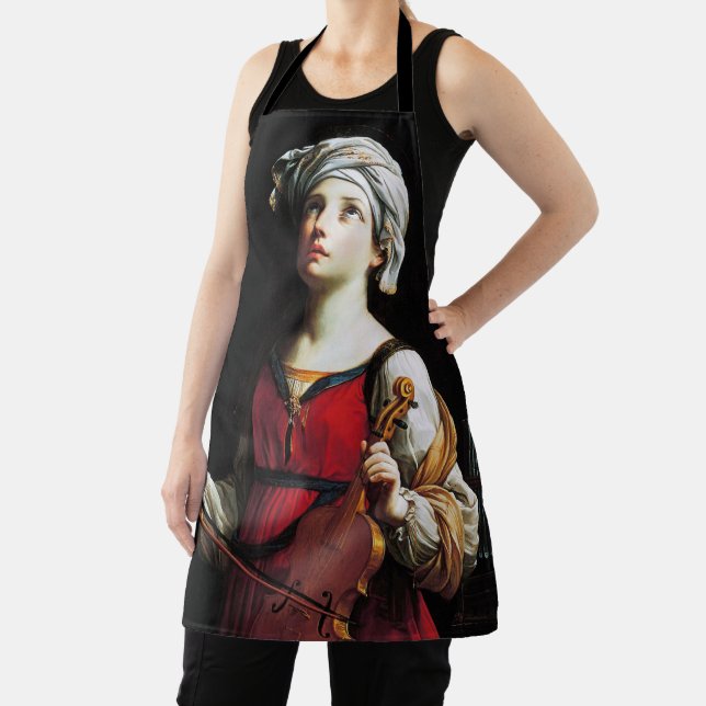 Tablier Saint Cecilia (Sainte-Cécile), Guido Reni (Insitu)