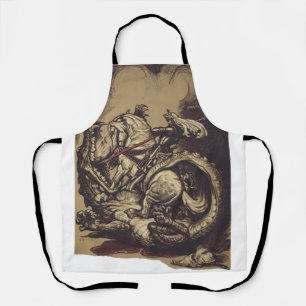 Tablier Saint Georges et le Dragon Grand Martyr