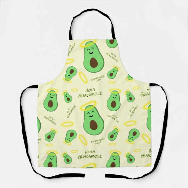 Tablier Saint-Guacamole mignon avocat (Recto)