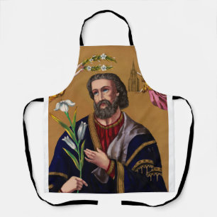 Tablier Saint Joseph gardien de la Sainte Famille