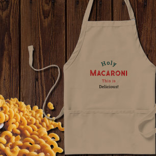 Tablier Saint Macaroni ! Citation amusante