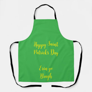 Tablier Saint-Patrick jour de la fête en Irlande