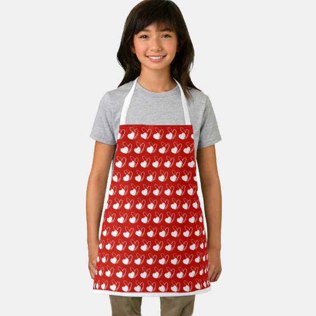 Tablier Saint-Valentin Coeurs Tordus (Insitu)