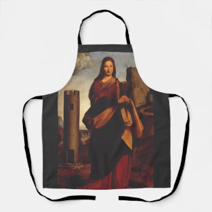 Tablier Sainte-Barbe Icône Sacrée Art Graphique