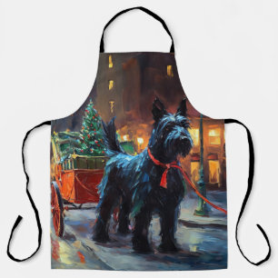 Tablier Saison de Noël du Terrier écossais