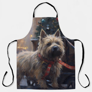Tablier Saison Festive de Noël à Cairn Terrier