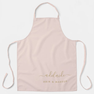 Tablier Salon d'artiste maquillage Blush Pink Gold