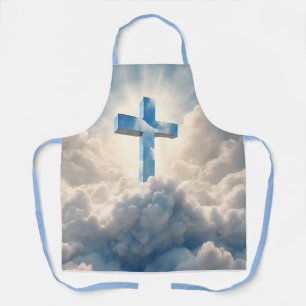 Tablier Salut, Croix dans les nuages,