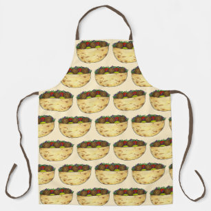 Tablier Sandwich Pita farci de pois chiche végétarien