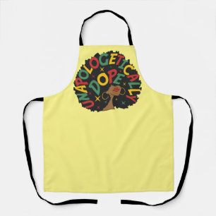 Tablier Sans excuses Dope Black Girl Afro