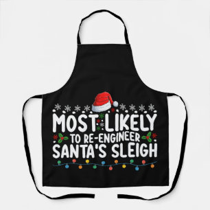 Tablier Santas Sleigh Noël, Ingénieur