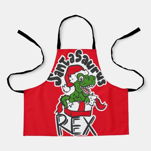 Tablier Santasaurus Rex (Recto)