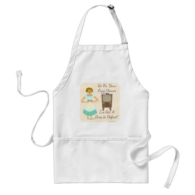 Tablier Sassy Cinties Gamer Housewoman Kitsch Cinties Art (Devant)