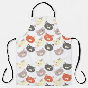 Tablier Sassy Fun Chefs de Chat Cartoon Loon Motif
